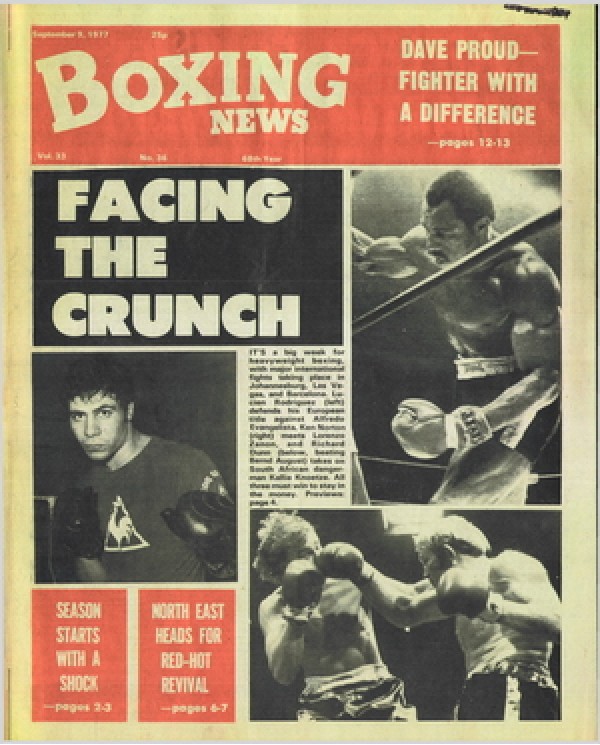 Boxing News magazine  9.9.1977 Download pdf